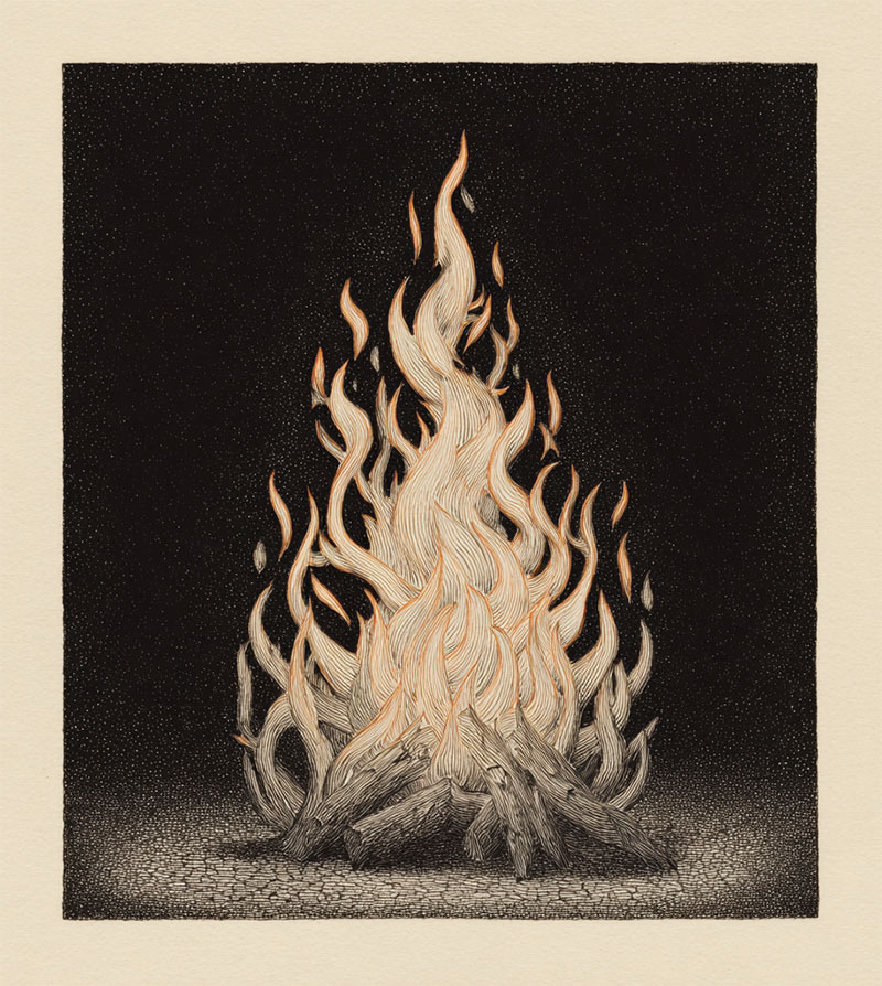 It's a fire. An illustration of a fire.