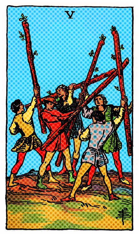 Five of Wands