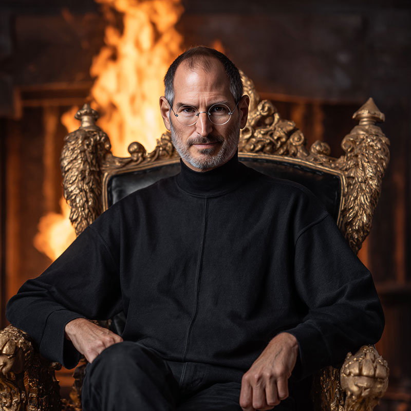 Steve Jobs as the King of Wands