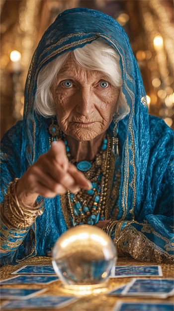 How a lot of people think of tarot readers